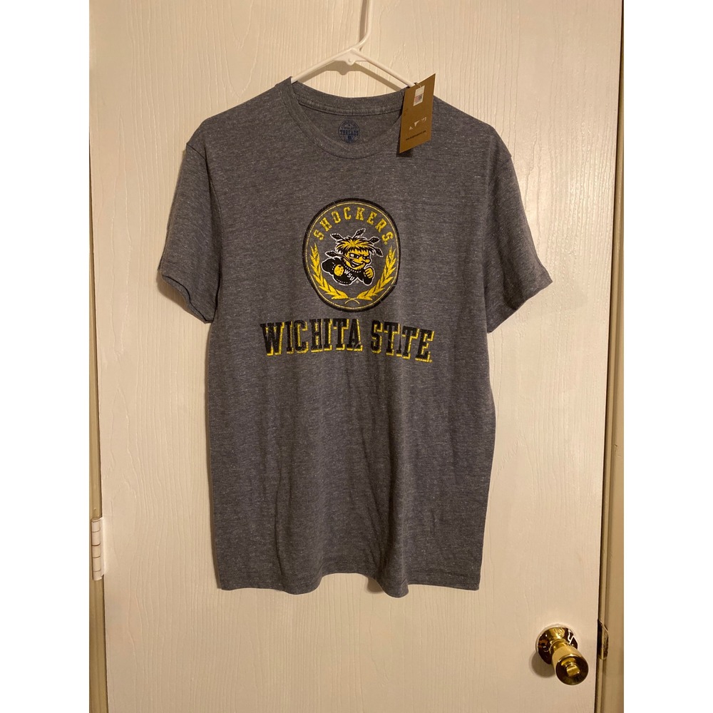 Rivalry Threads Wichita State Shockers T-Shirt Mens Med Gray Heather NCAA
0724